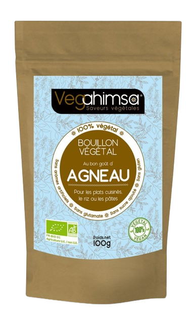 Caldo de verduras de cordero ecológico-100g-VegaHimsa