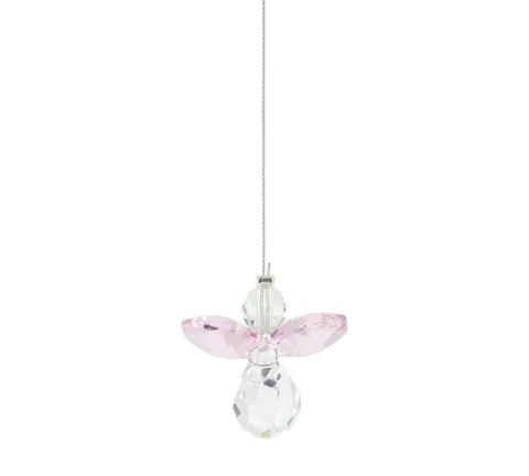 Ángel de la guarda Cuarzo Rosa Octubre | Feng Shui Cristal Tierra Zen
