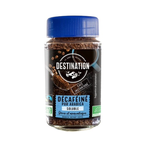 Café Arábica Puro Descafeinado Ecológico Soluble-100g-Destino