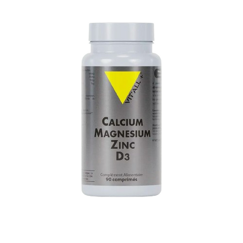 Calcium Magnésium Zinc D3 Vit'all+ - comprimés