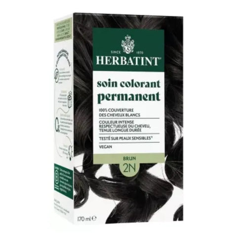 Coloration permanente Brun 2N Herbatint - kit 170 ml