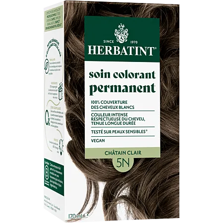 Coloración Castaño Claro - 5N - 170 ml - Herbatint