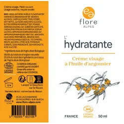 Crème hydratante à l'huile d'argousier bio Flore Alpes - vue 3