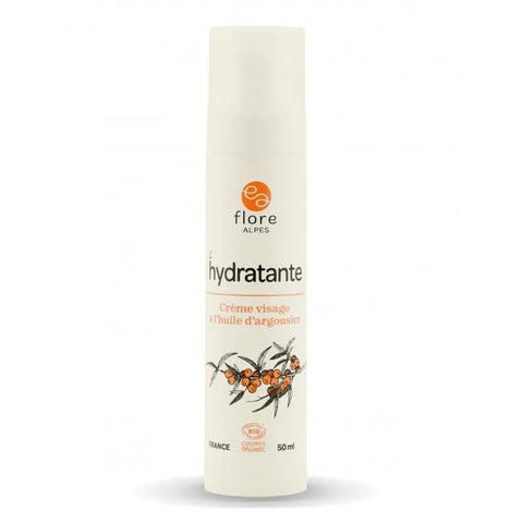 Crème hydratante à l'huile d'argousier bio Flore Alpes - tube 50 ml
