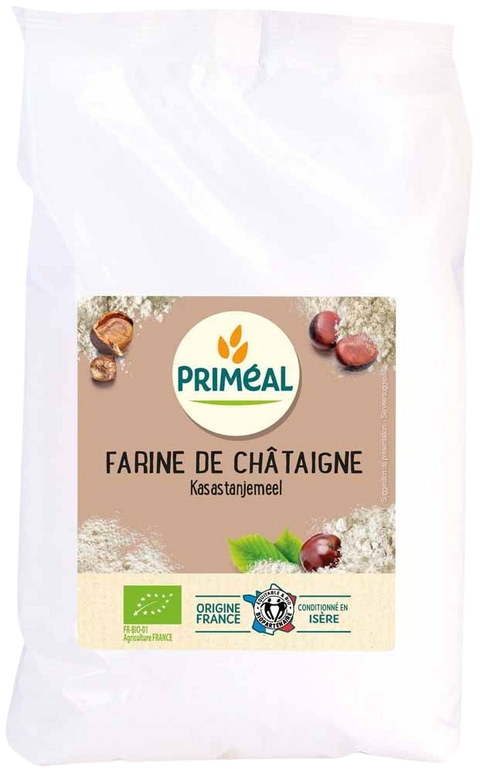 Harina de Castaña Bio-500g-Priméal