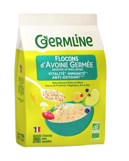 Flocons d’Avoine Germée Bio-350g-Germline