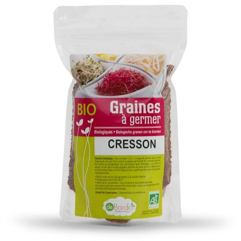 Semillas de berro orgánico para germinar (200 g) - DeBardo