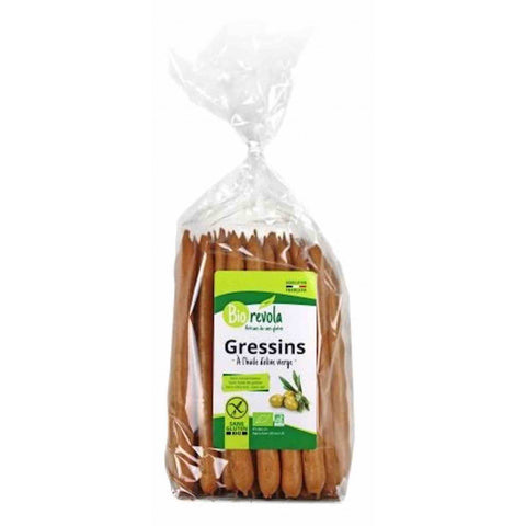 Palitos de Pan Ecológicos con Aceite de Oliva SIN GLUTEN-100g-Bio révola