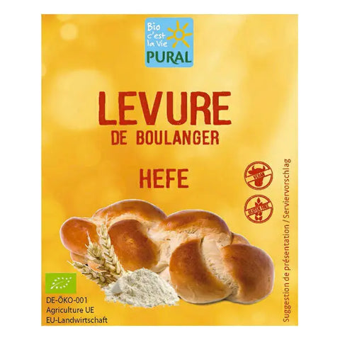 Levadura de panadería orgánica - 9 g - Pural