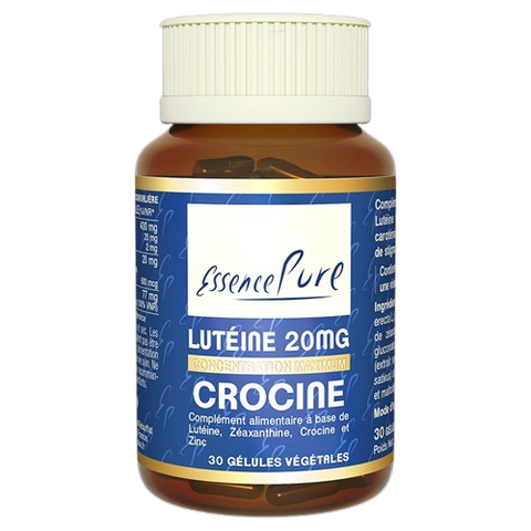 Luteína 20 mg Crocin-Vision Health-Pure Essence