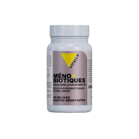 Méno+ Biotiques Vit'all+ - 30 gélules probiotiques et vitamine B6