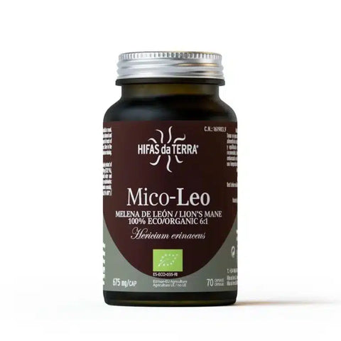 Mico-Léo Héricium Bio-70 cápsulas-Hifas da Terra