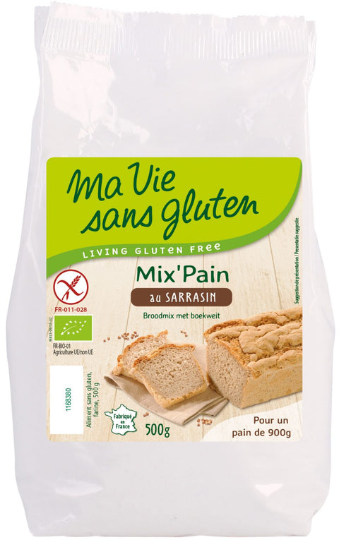 Pan Mix'de Trigo Sarraceno-500g-Mi vida sin gluten