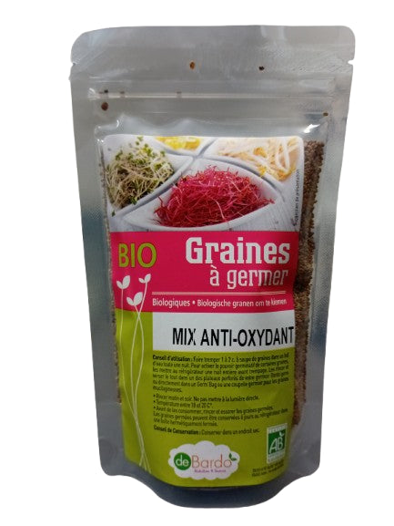 Mezcla de semillas germinadas antioxidantes orgánicas - 200 g - DeBardo