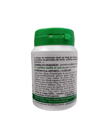 Neuro'Force-Tonus Cerebral-72 cápsulas-Vector de Salud
