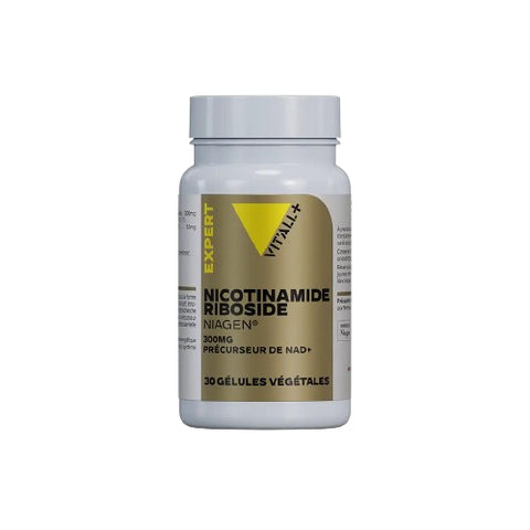 Pot de Nicotinamide Riboside NIAGEN® 300mg, 30 gélules végétales, Vit'all+