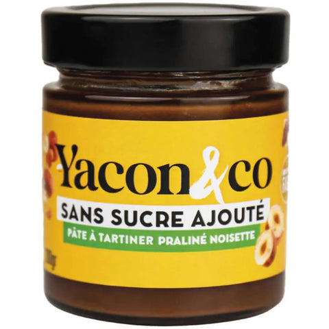 CREMA DE AVELLANAS ORGÁNICA CON YACÓN - 200G