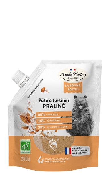 Praliné orgánico para untar-250g-Emile Noël