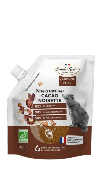 Untable de Cacao y Avellanas Bio-250g-Emile Noël