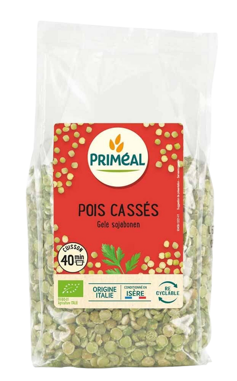 Guisantes partidos ecológicos-500g-Priméal
