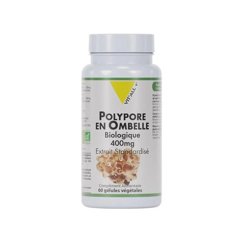 Polypore en Ombrelle Bio 400 mg Vit'all+ - 60 gélules végétales