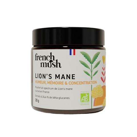 Lion's Mane bio en poudre French Mush - 30 g