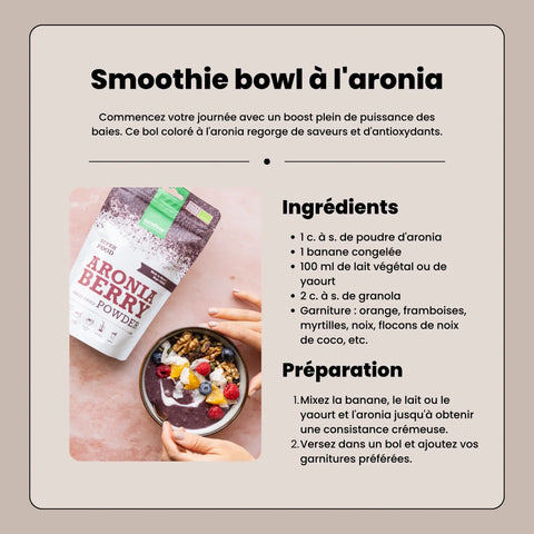 Aronia Orgánica en Polvo - 200g - Purasana