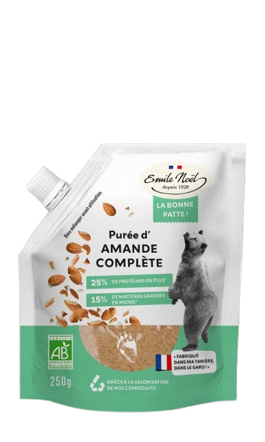 Puré De Almendras Enteras Bio-250g-Emile Noël