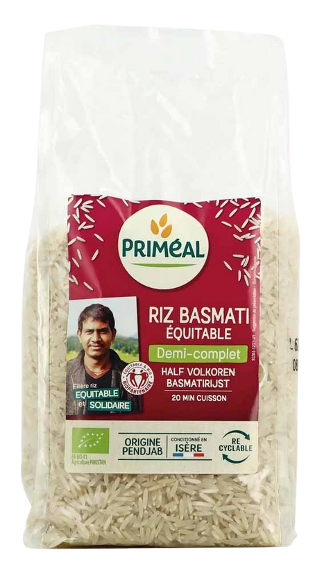 Arroz basmati semicompleto ecológico-500g-Priméal