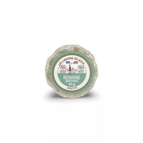 Recharge pour dentifrice solide à la menthe-40g-Les savons de Joya