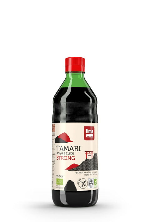 Tamari Fuerte Salsa de Soja Orgánica-145 o 500ml-Lima