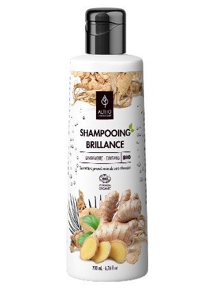 Champú Brillo de Jengibre y Ginseng Orgánico-200mL-Altho