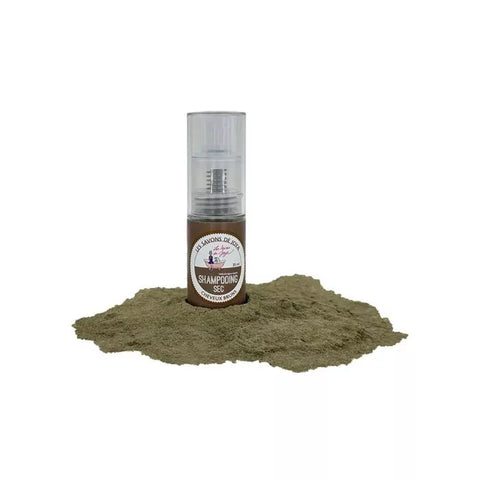 Champú seco para cabello castaño - 35g - Jabones Joya