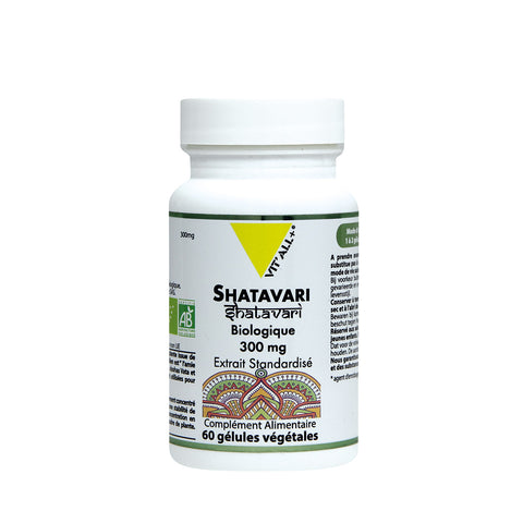 Shatavari Bio 300 mg Vit'all+ - 60 gélules végétales