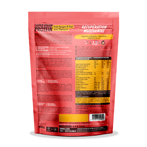Proteína súper vegana-Frutos Rojos y Goji con DIGEZYME®-Iswari