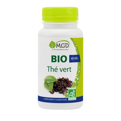 Té verde orgánico-60 cápsulas-MGD