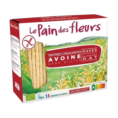 Tostadas De Avena Crujientes Bio-150g-Le Pain des fleurs