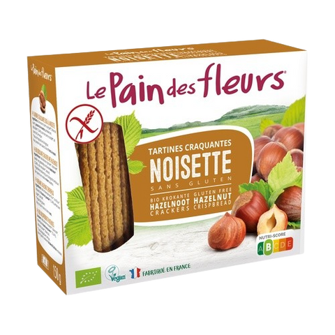 Tostadas Crujientes De Avellanas Bio-150g-Le Pain des fleurs