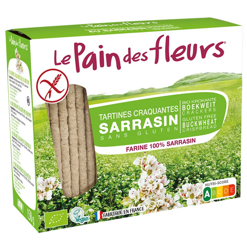 Tostadas Crujientes De Trigo Sarraceno Bio - 150 o 300g - Le Pain des fleurs