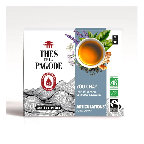 Té verde Zou Cha ecológico-30 bolsitas-Tés de la Pagode