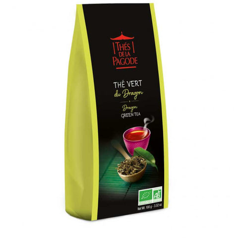 Té Verde Dragón Ecológico-100g-Thés de la Pagode