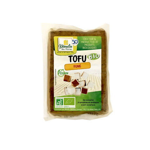 Tofu ahumado orgánico-200g-Moulin des Moines