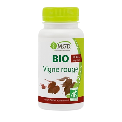 Vid roja ecológica - 90 cápsulas - MGD naturaleza