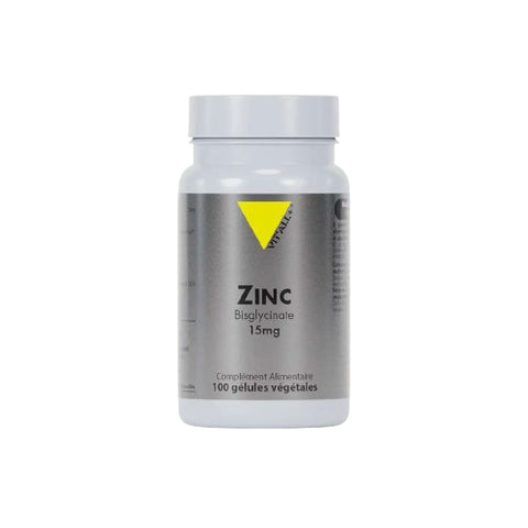Zinc Bisglycinate 15 mg Vit'all+ - 100 gélules végétales