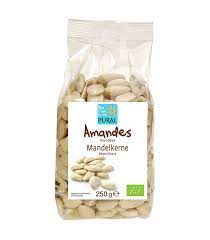 Almendras blanqueadas ecológicas-250g-Pural