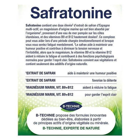 Safratonina-30 comprimidos-B-Technie