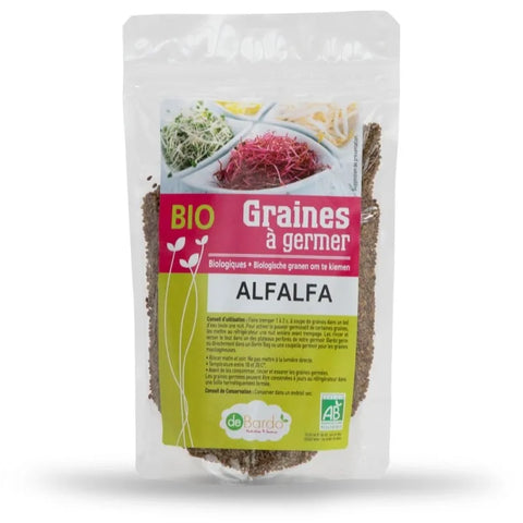 Semillas de alfalfa orgánica para germinar - 200 g - DeBardo
