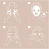 Sachet Masque Tissu Bave d'Escargot Bio Soin Perfecteur Visage 93%, masque bio repulpant et anti-âge.tuto