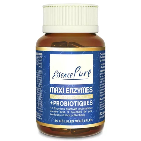 Maxi Enzimas + Probióticos-80 cápsulas-Pura Esencia