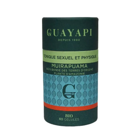 Muirapuama Bio-80 Gélules-Guayapi-Tonique Physique et Sexuel